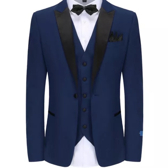 Men’s 3 piece Tuxedo Suit - Picture 1 of 4